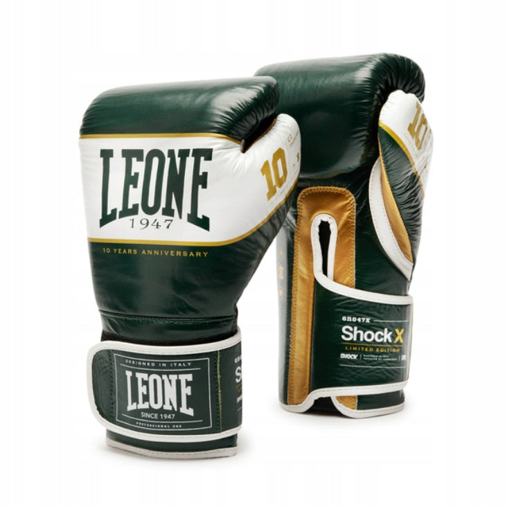 Boxing gloves LEONE 1947 Shock X green