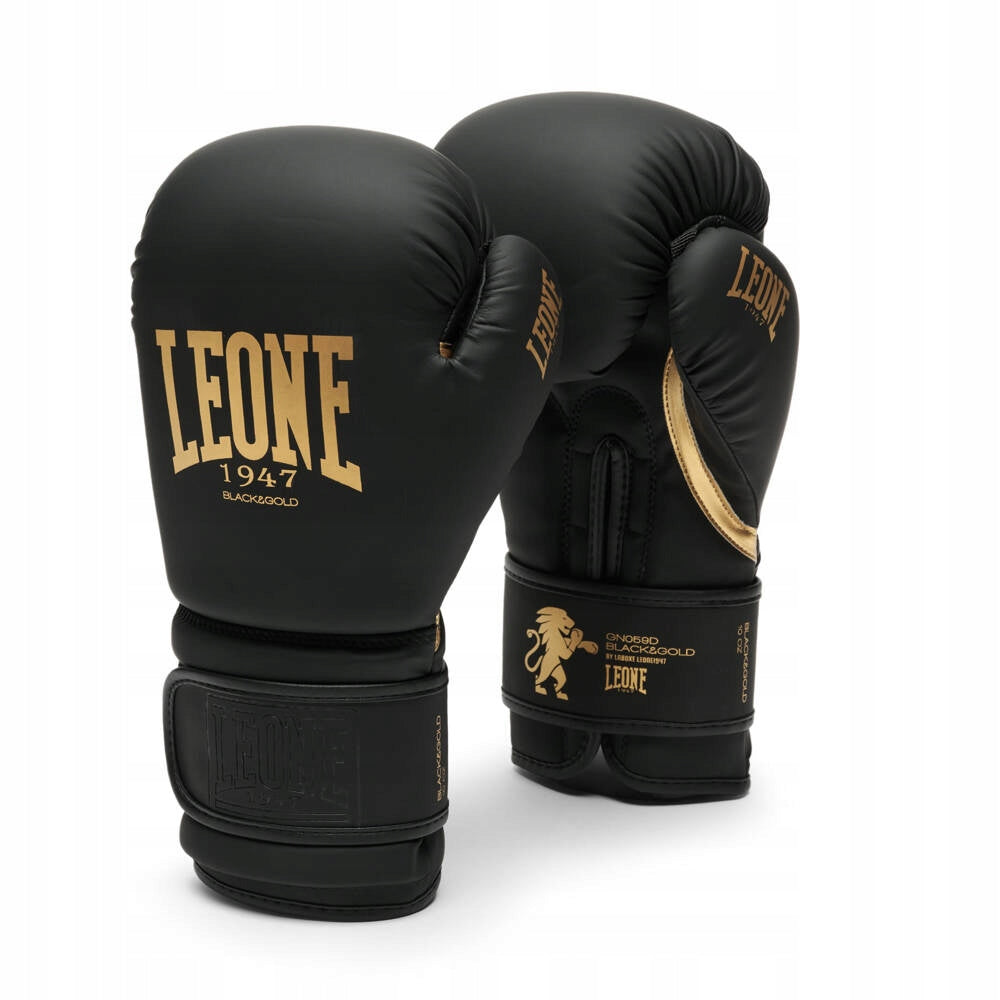 Boxing gloves Leone 1947 Black&Gold 12 oz
