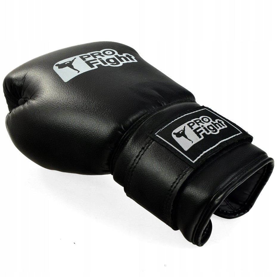 Boxing gloves Profight PVC black SIZE 10 Brand Profight