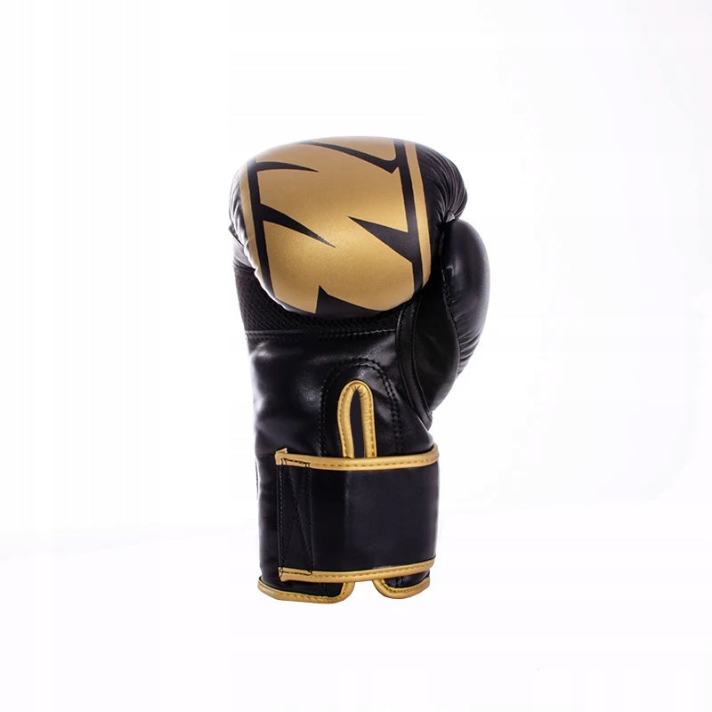 Boxing gloves StormCloud Bolt 2.0 black/gold Weight of gloves 12 oz