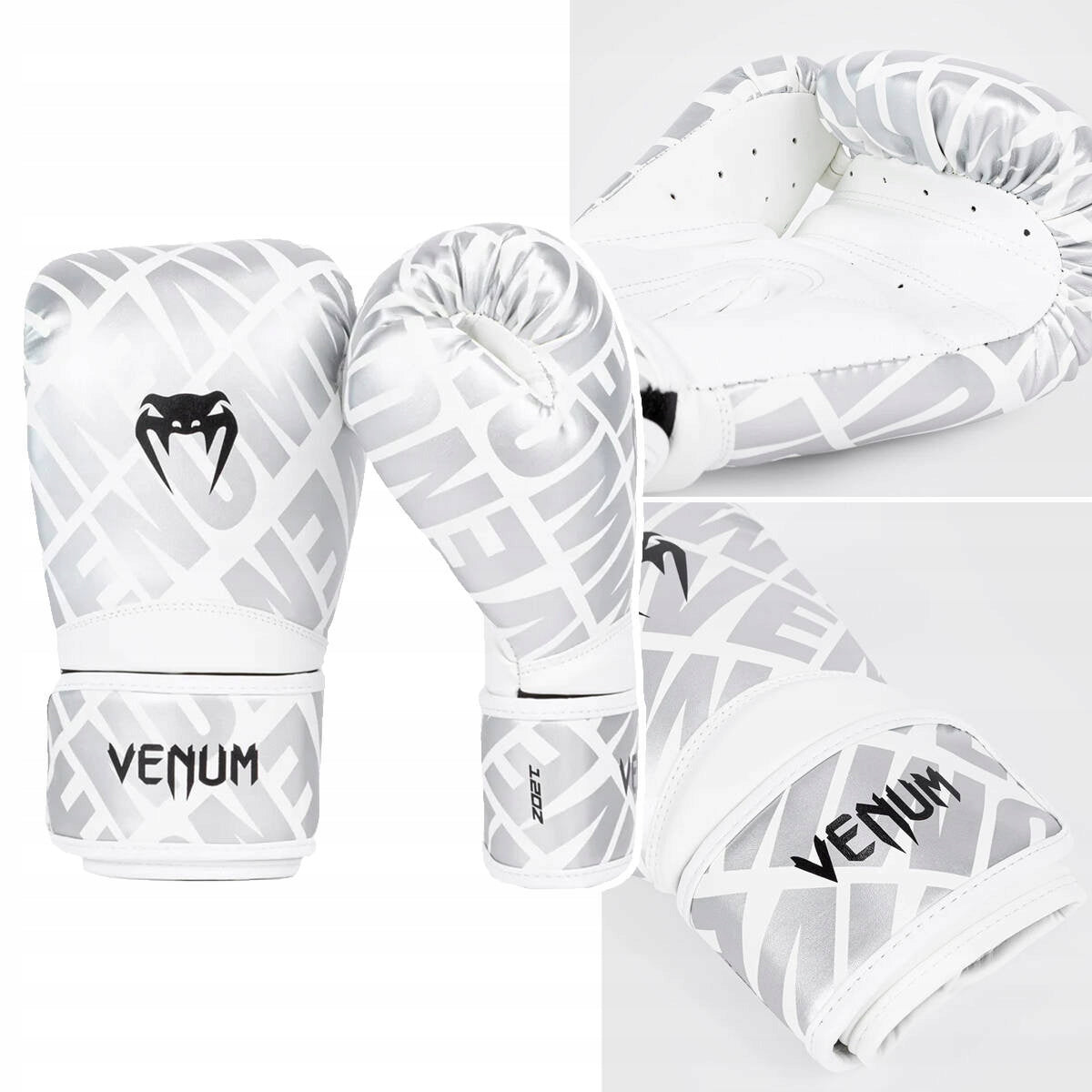 Boxing gloves VENUM CONTENDER 1.5 XT WHITE r. 14oz