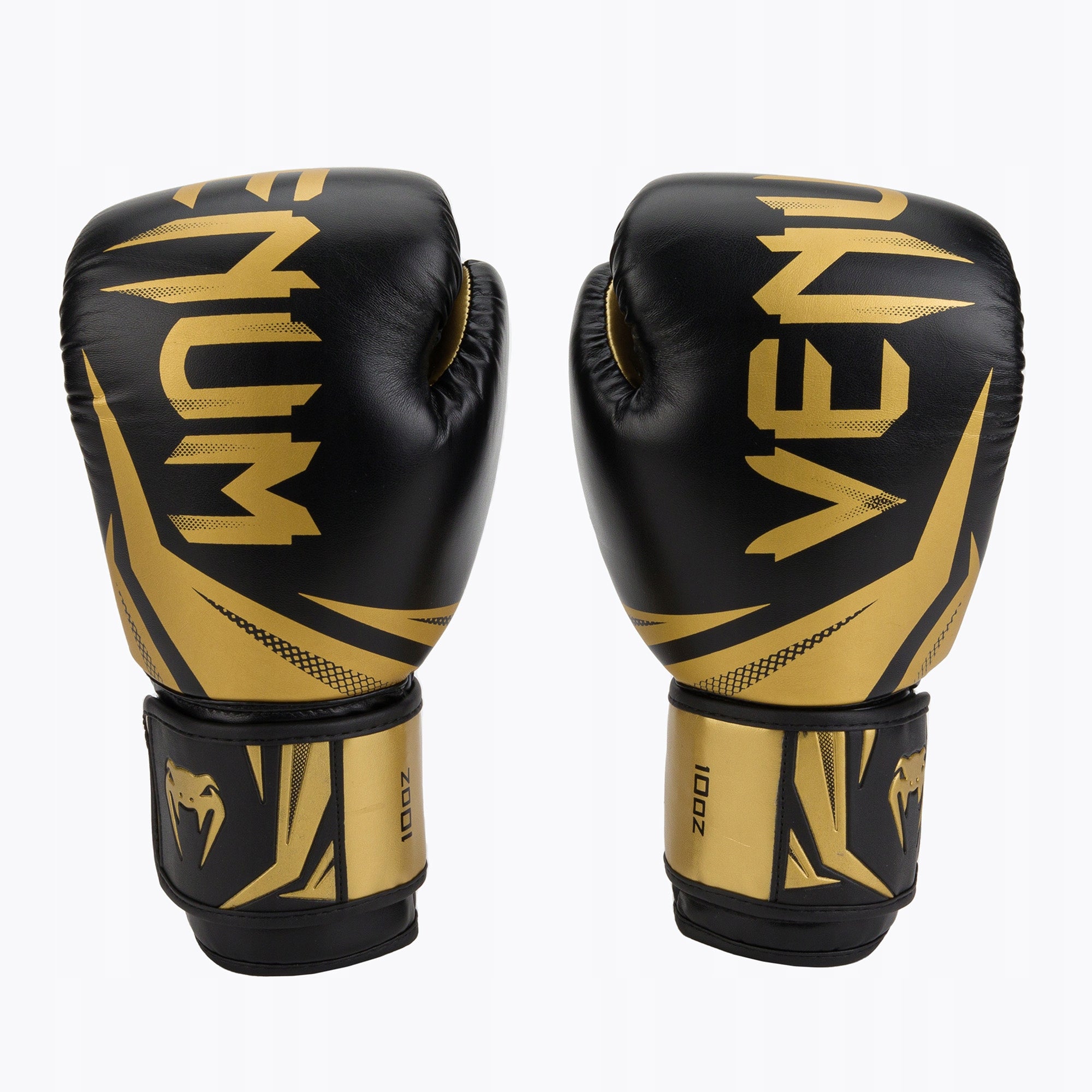Boxing gloves Venum Challenger 3.0 black/gold 16 oz Brand Venum