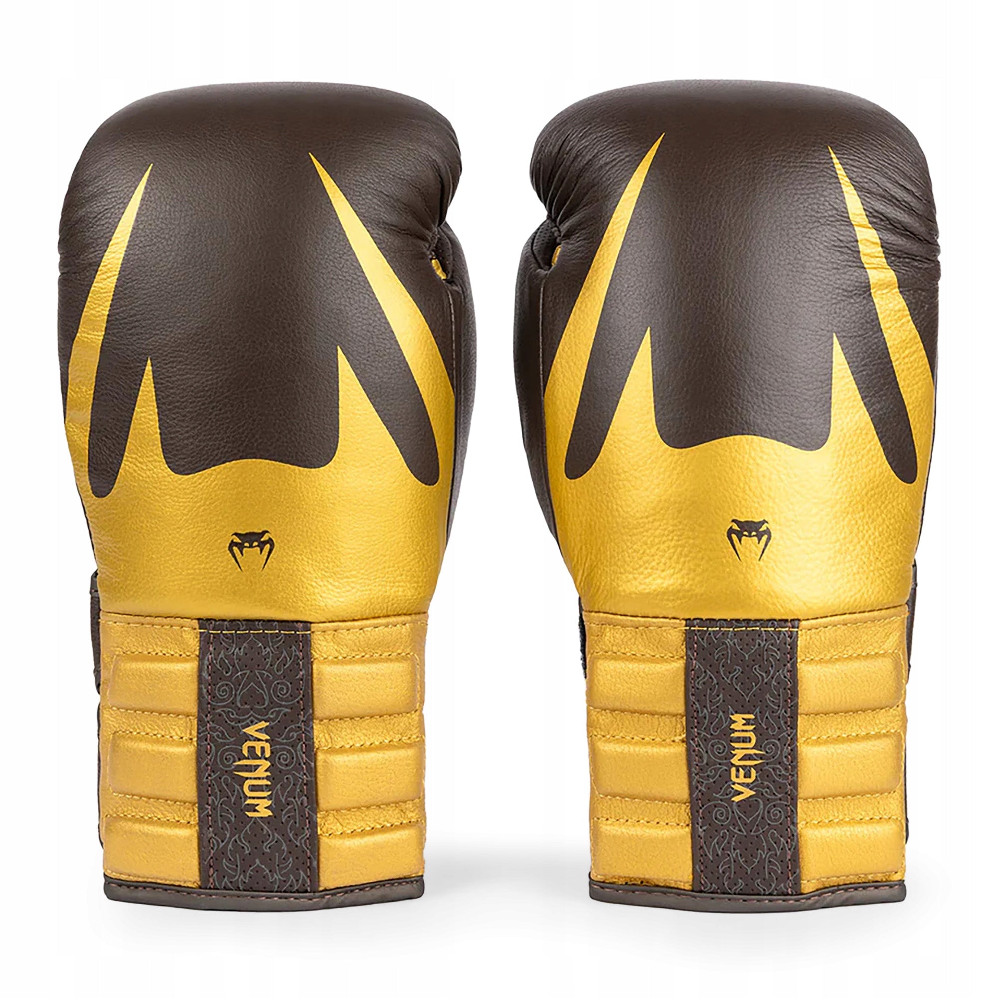 Boxing gloves Venum Reverso Boxing chocolate/gold 12 oz
