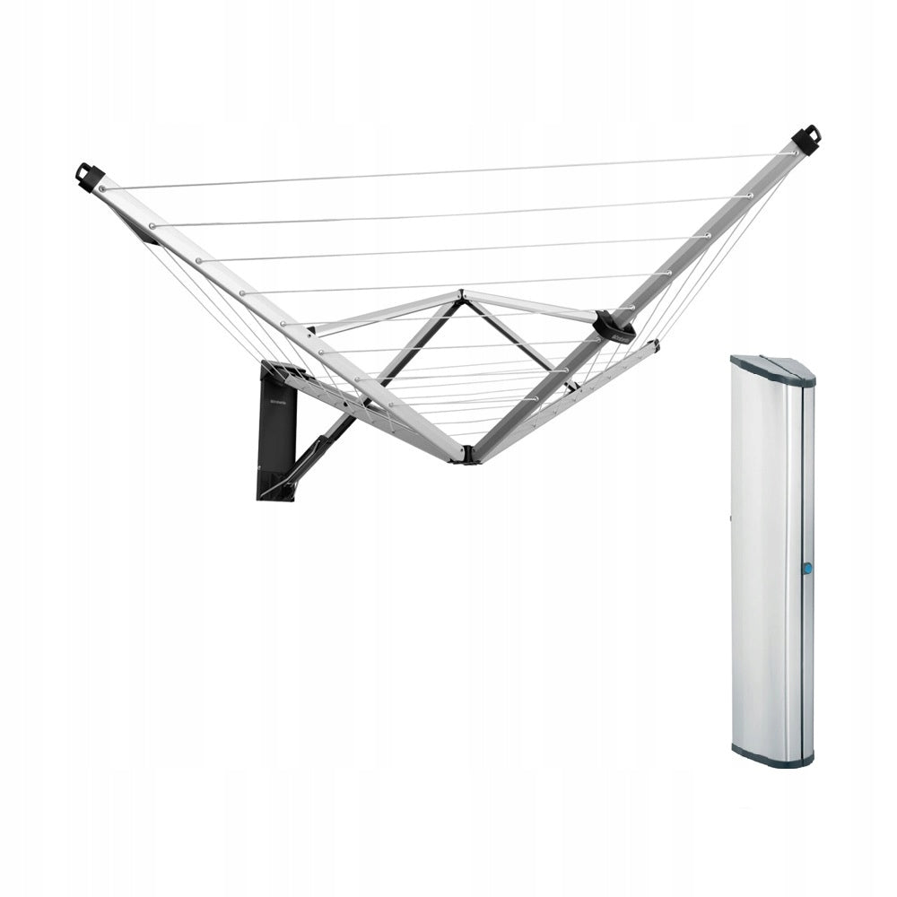 Brabantia - WallFix - wall dryer 24 m - steel housing - lockable