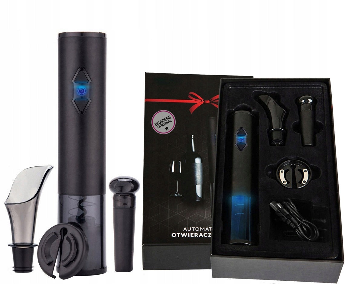 Braders Electric Wine Opener - Corkscrew Set Perfect for Gift