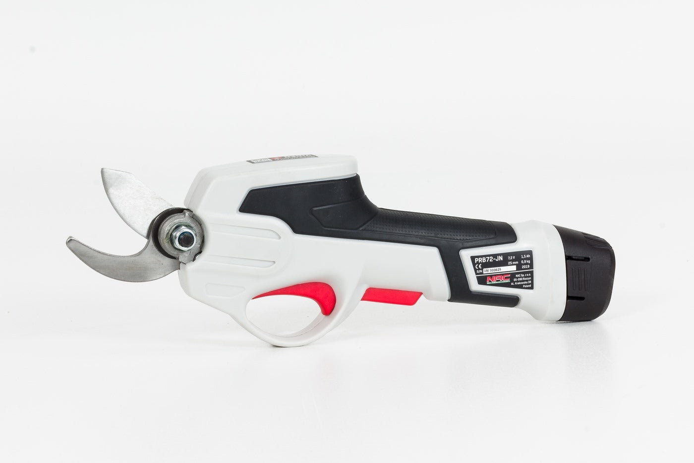 Branch PRUNER NAC 7,2V to 18 mm + AKU 1,5 Ah + Charger Maximum cut branch thickness 25 mm