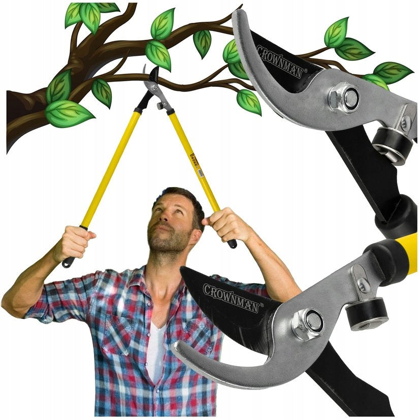 Branch Pruner 25mm Garden Shears Large Long 70cm Anti-Slip