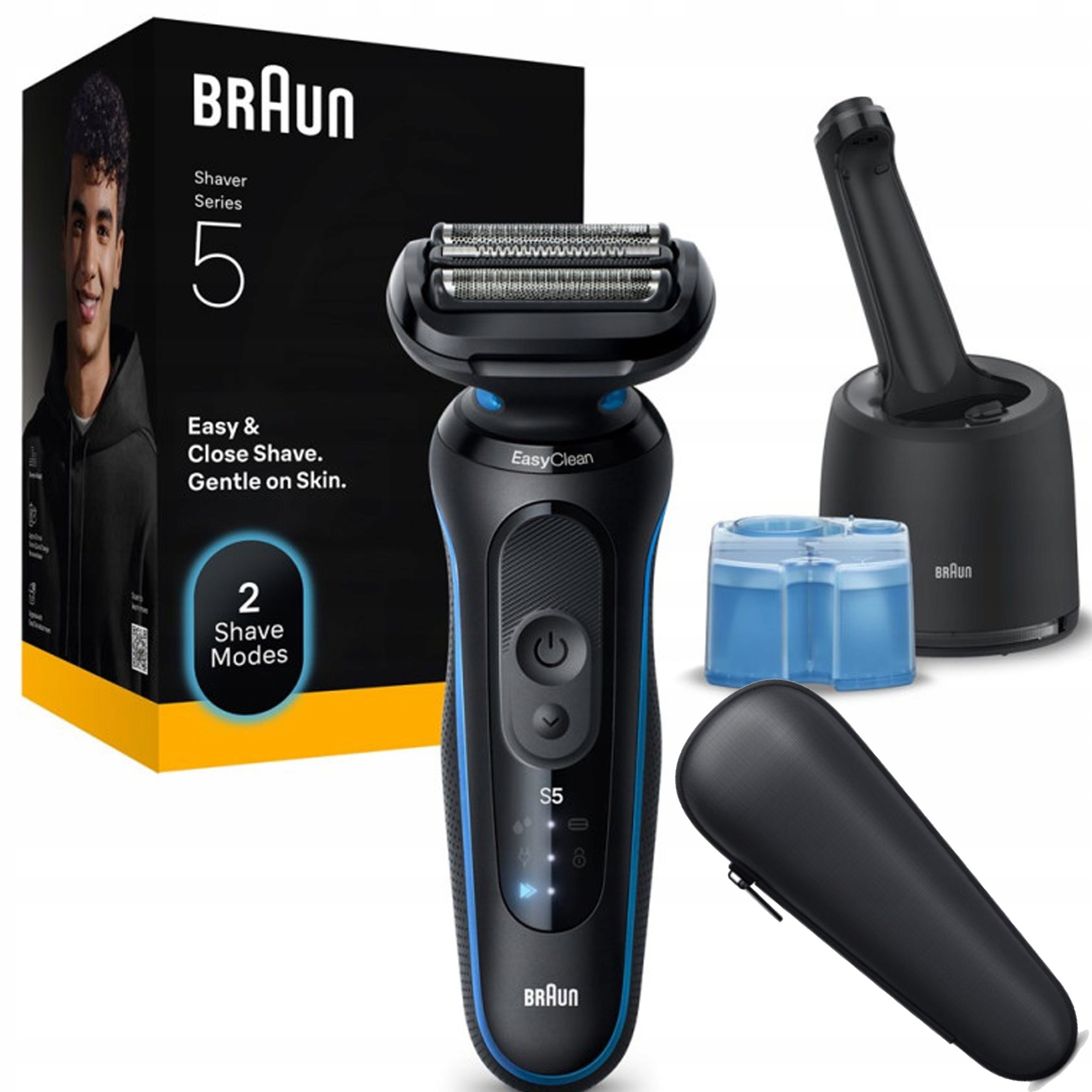 Braun 52-B7000cc Series 5 Foil Shaver + SmartCare 4in1 Base
