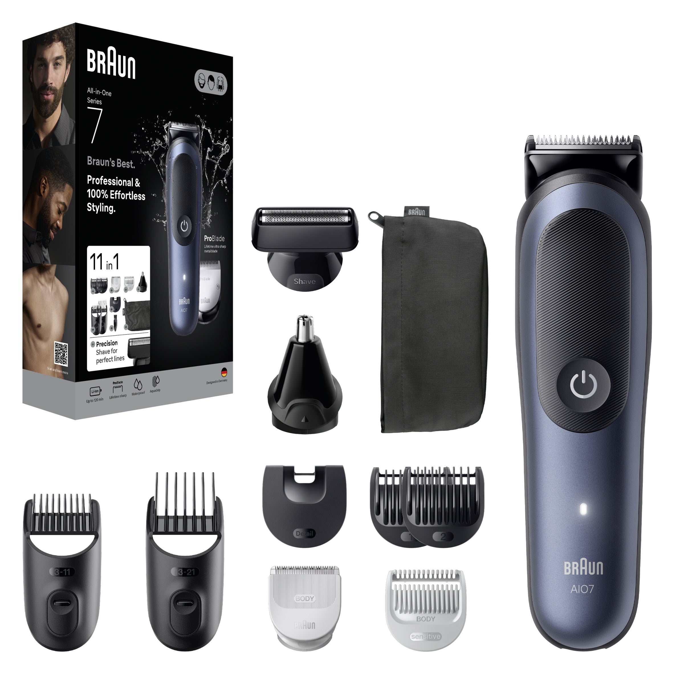 Braun AIO7540 Trimmer Packaging status original