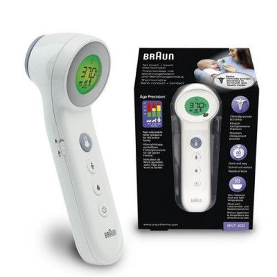 Braun BNT400WE Sensian 7 | non-contact thermometer | forehead * measurement 2 sec.