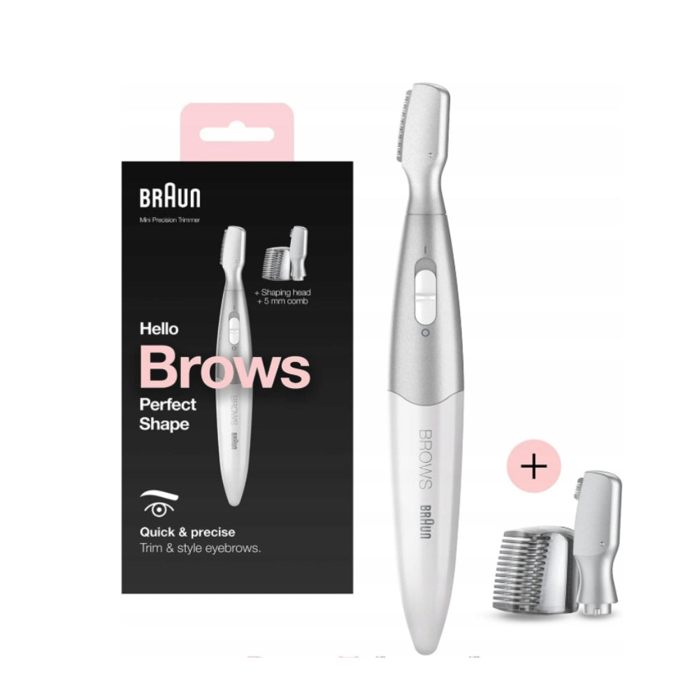Braun FG1106 Precision Eyebrow Trimmer Women's Mini + FREEBIE Packaging status original