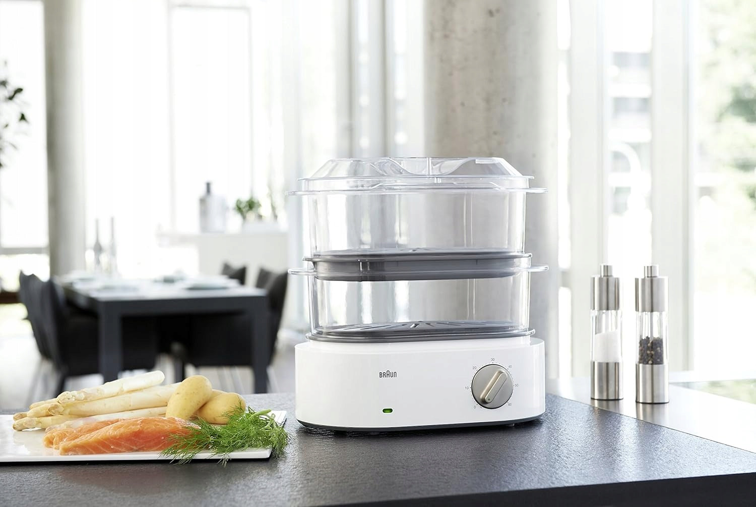 Braun FS 5100 electric steamer white 6 2L plastic 2 3kg Brand Braun