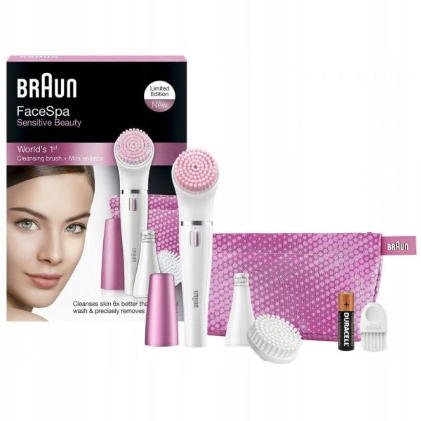 Braun FaceSpa Brush and epilator SE832s