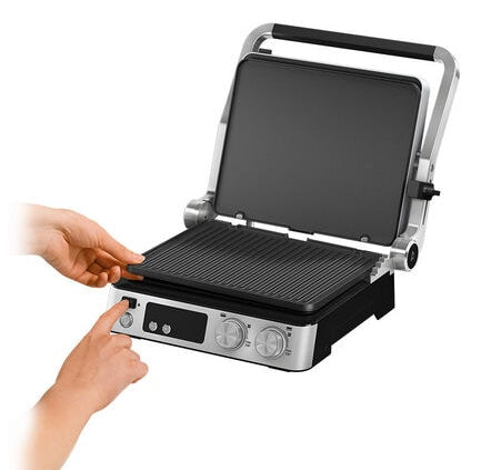 Braun MultiGrill 7 CG7044 contact electric grill silver/gray 2000 W Manufacturer code CG7044