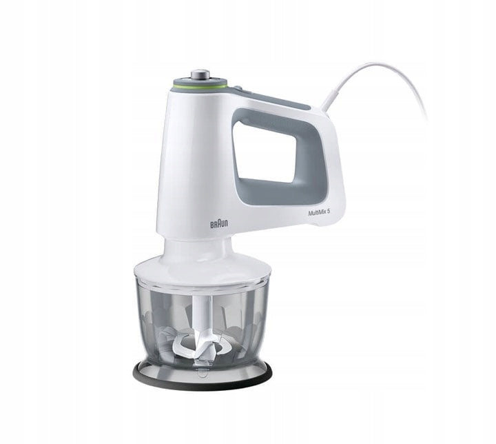 Braun MultiMix 5 750W Hand Mixer 9 Gear Turbo White-Grey Product weight with unit packaging 2 kg