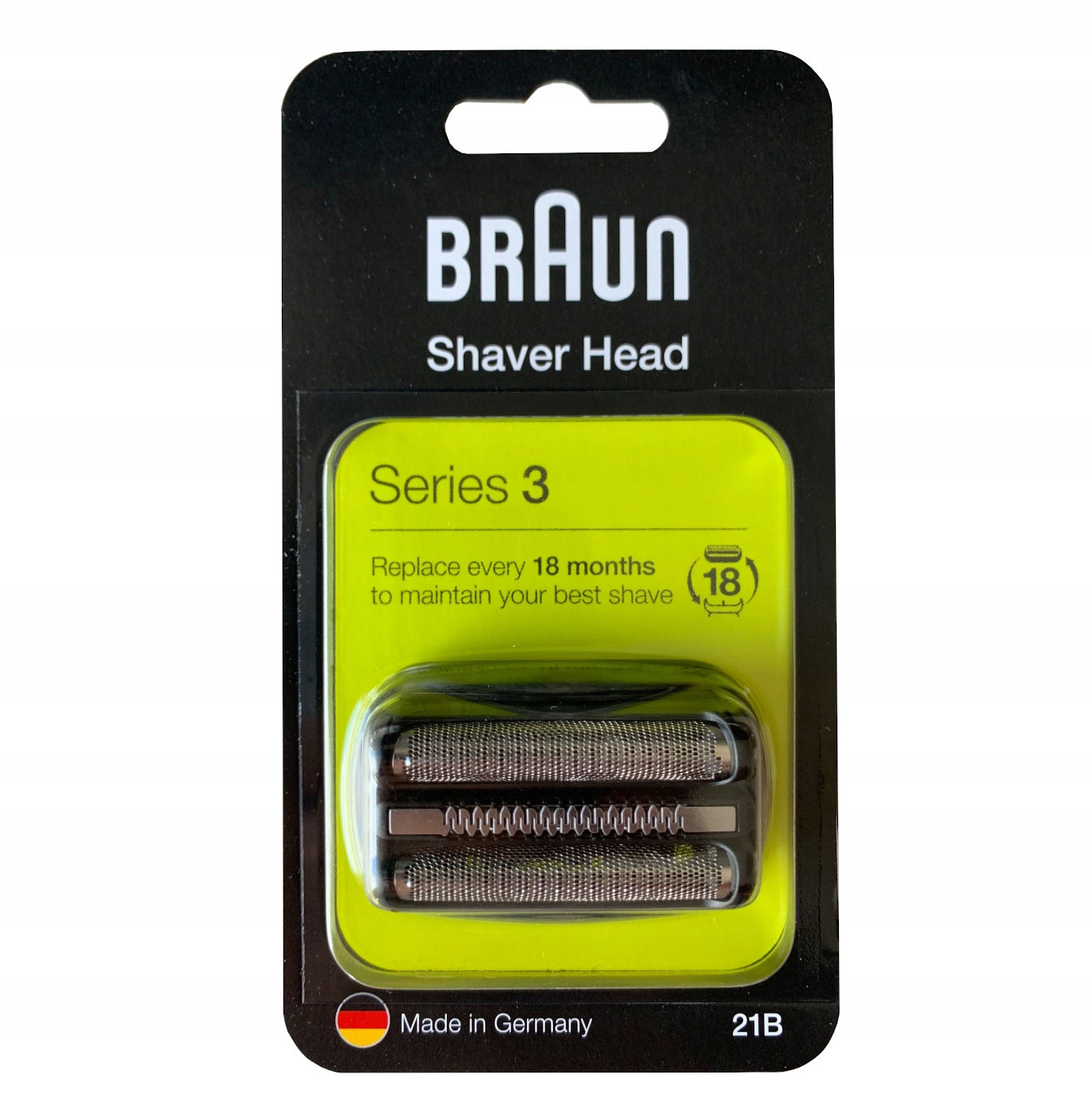 Braun Series 3 21B Replacement Electric Shaver Head Black Original