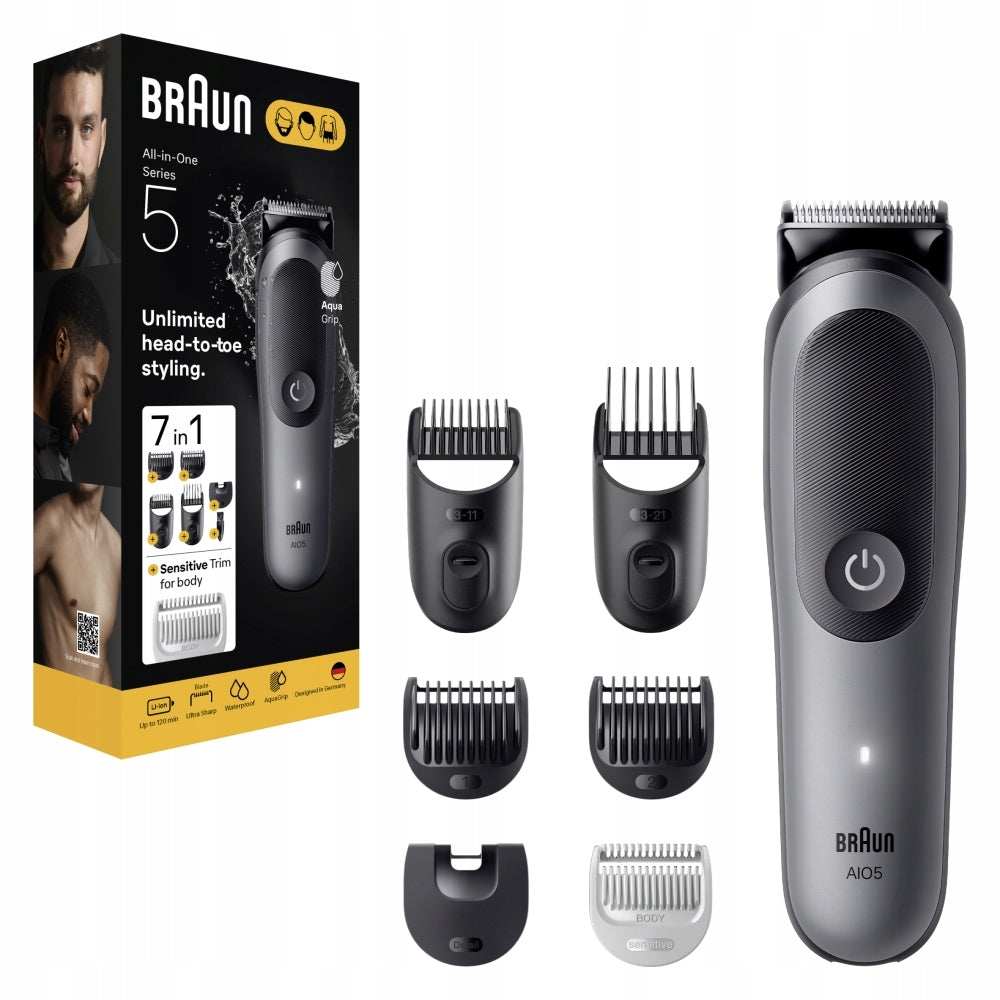 Braun Series 5 AIO5520 7in1 Men's Trimmer for Hair Trimming