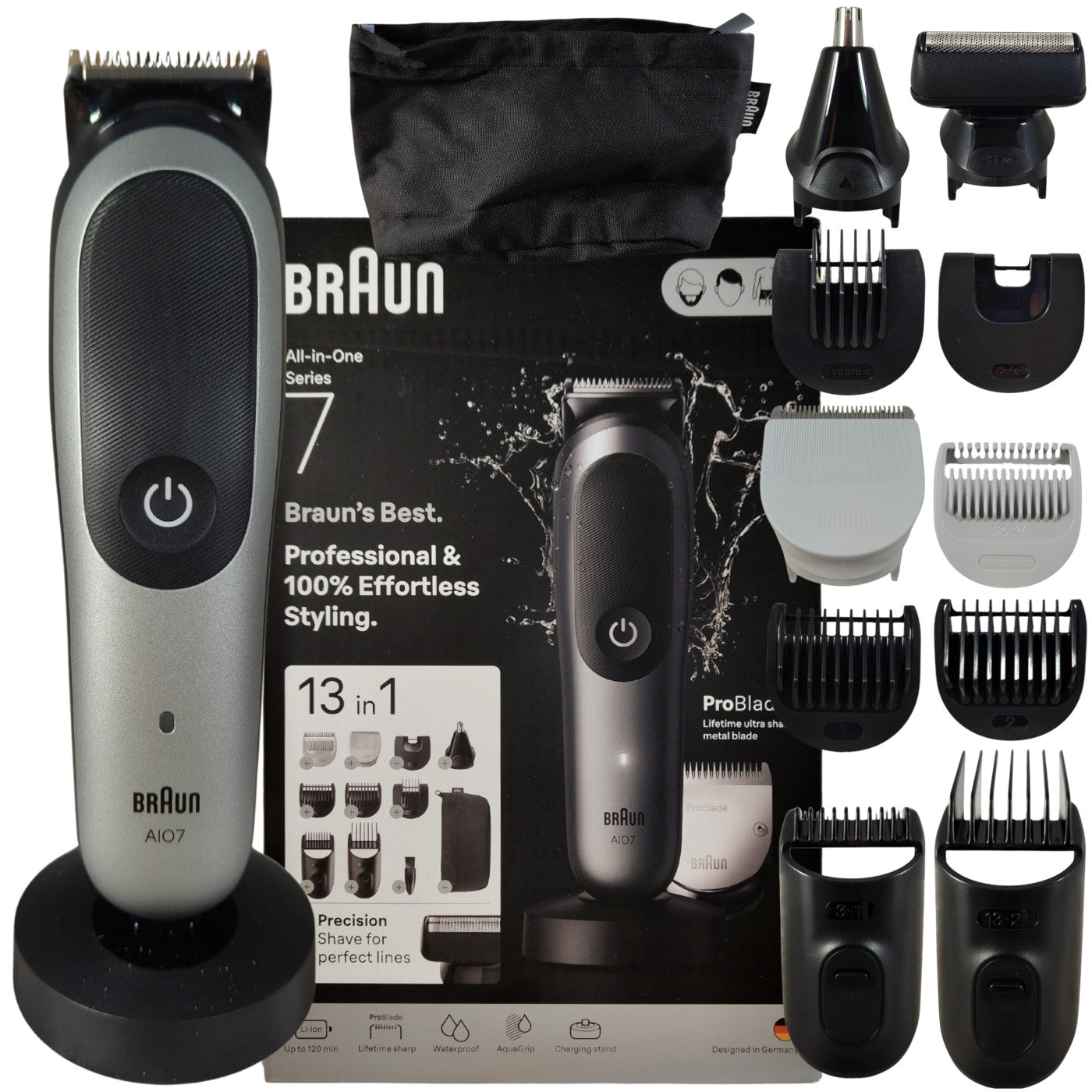 Braun Series 7 AIO7560 Multifunctional 13in1 Body Care Kit