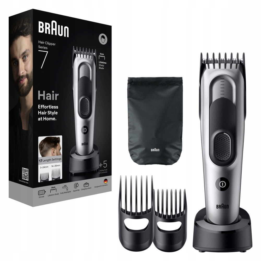 Braun Series 7 HC7590 Machine + 5 instruments, Gift for a guy