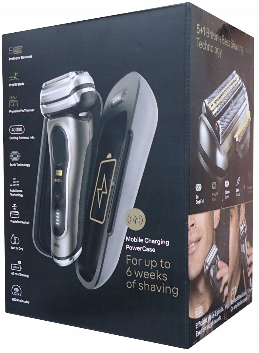 Braun Series 9 Pro+ Silver Electric Shaver Manufacturer code 9577cc