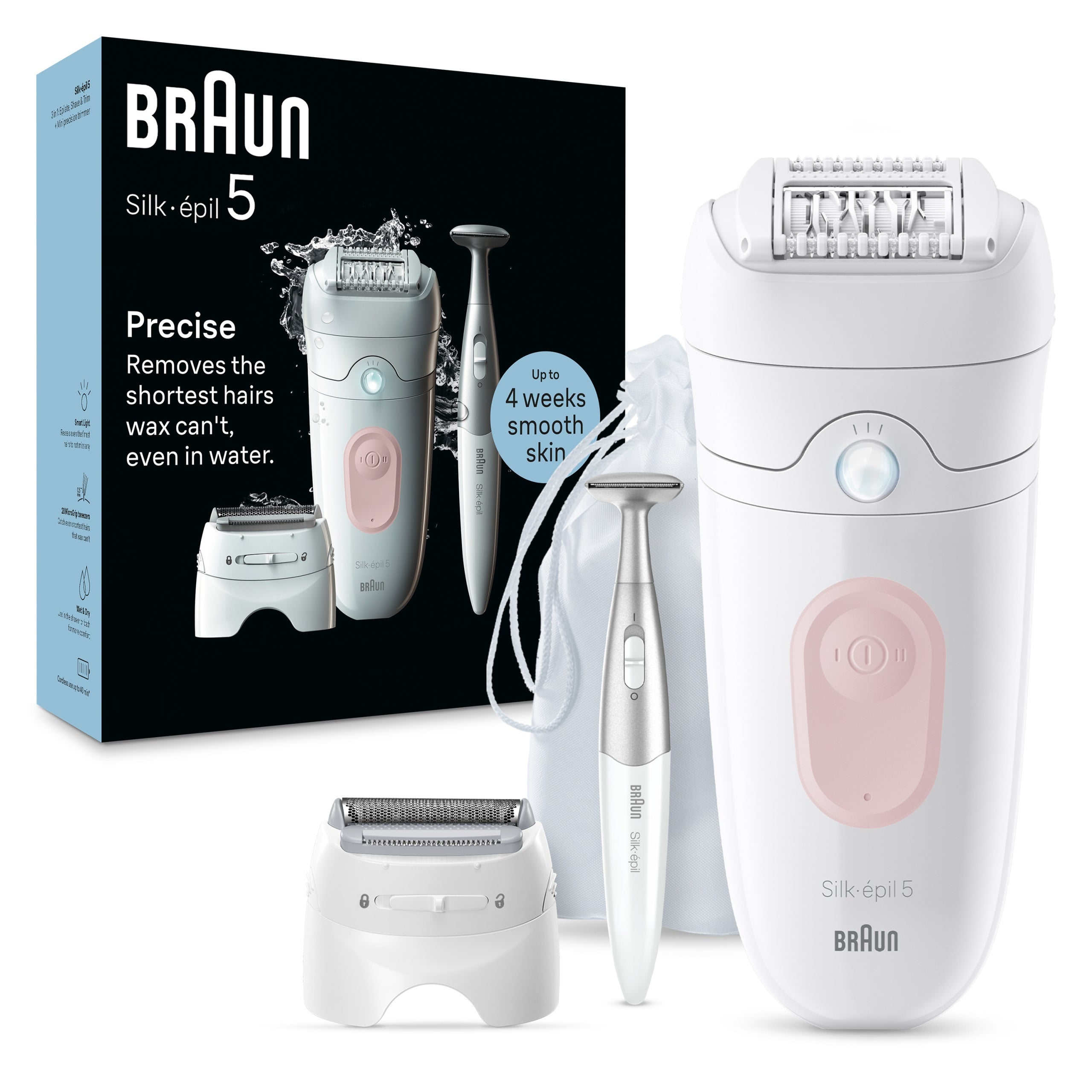 Braun Silk-épil 5-230 cordless epilator with shaving head and Manufacturer code 7500435225007