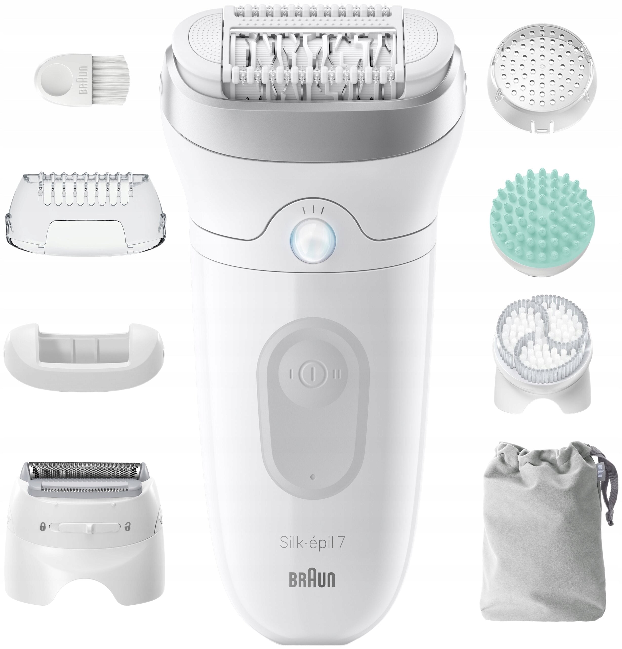 Braun Silk-épil 7 Skin Spa SE7-081 epilator silver/gray