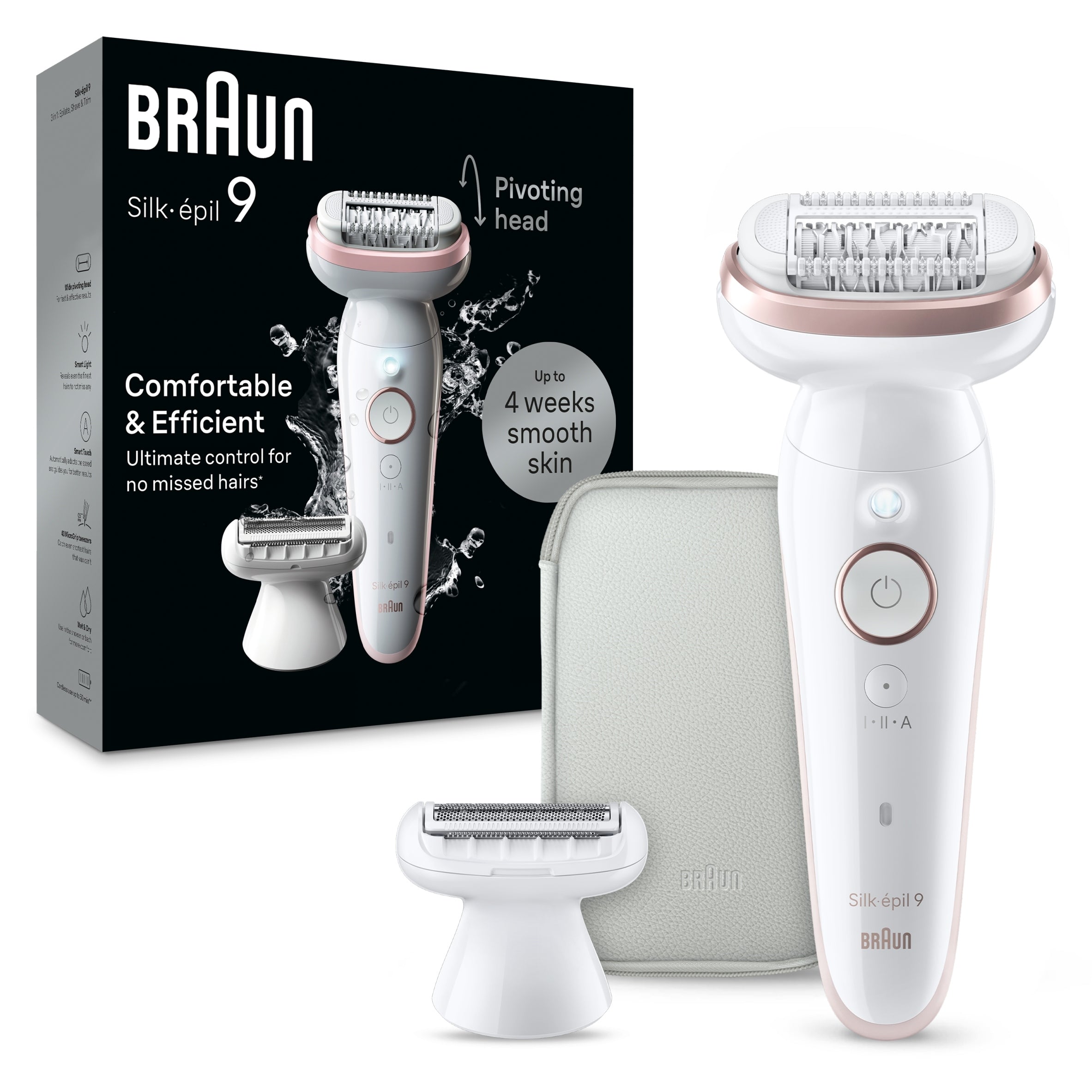 Braun Silk-épil 9 epilator for women with rotating head SES9-030 Packaging status original