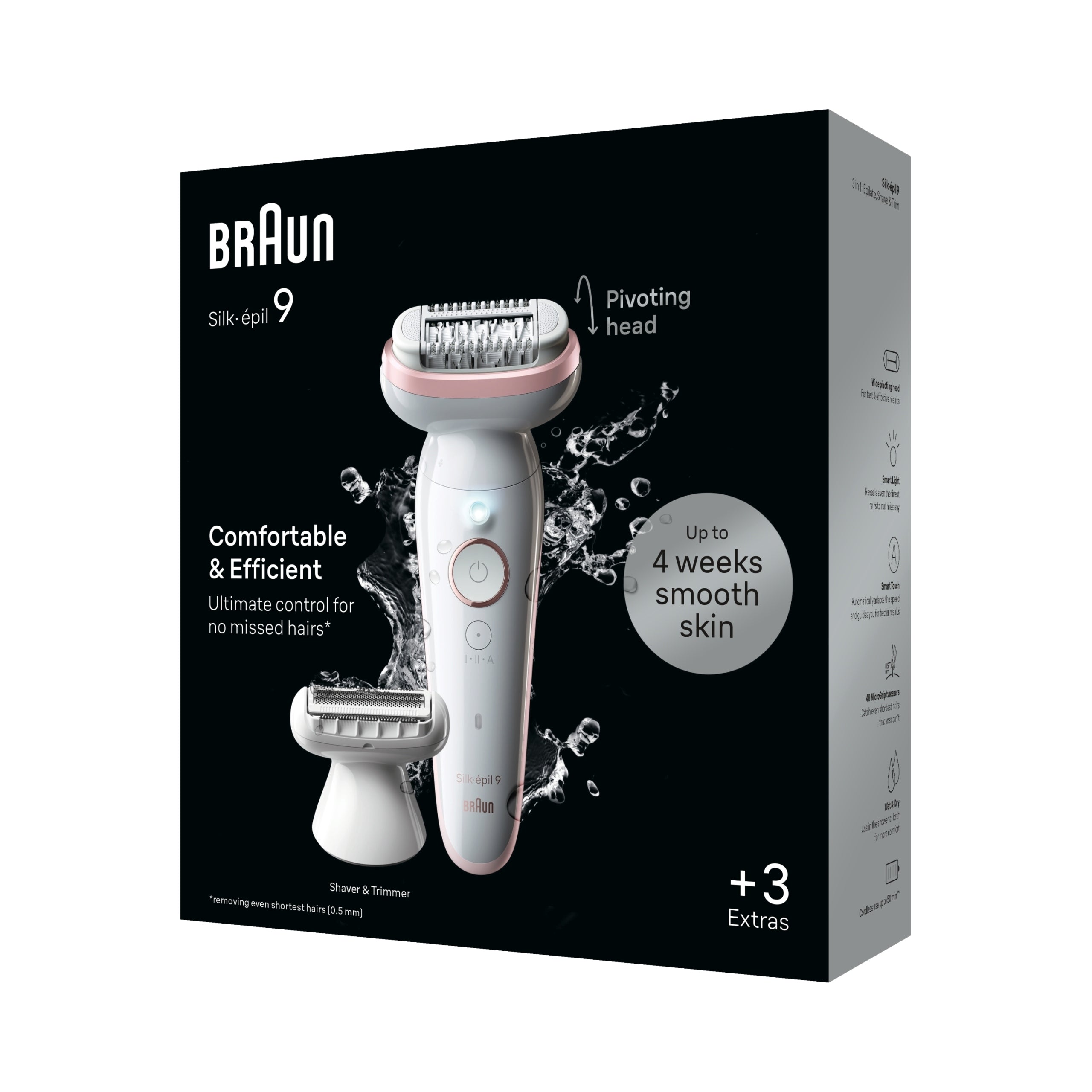 Braun Silk-épil 9 epilator for women with rotating head SES9-030