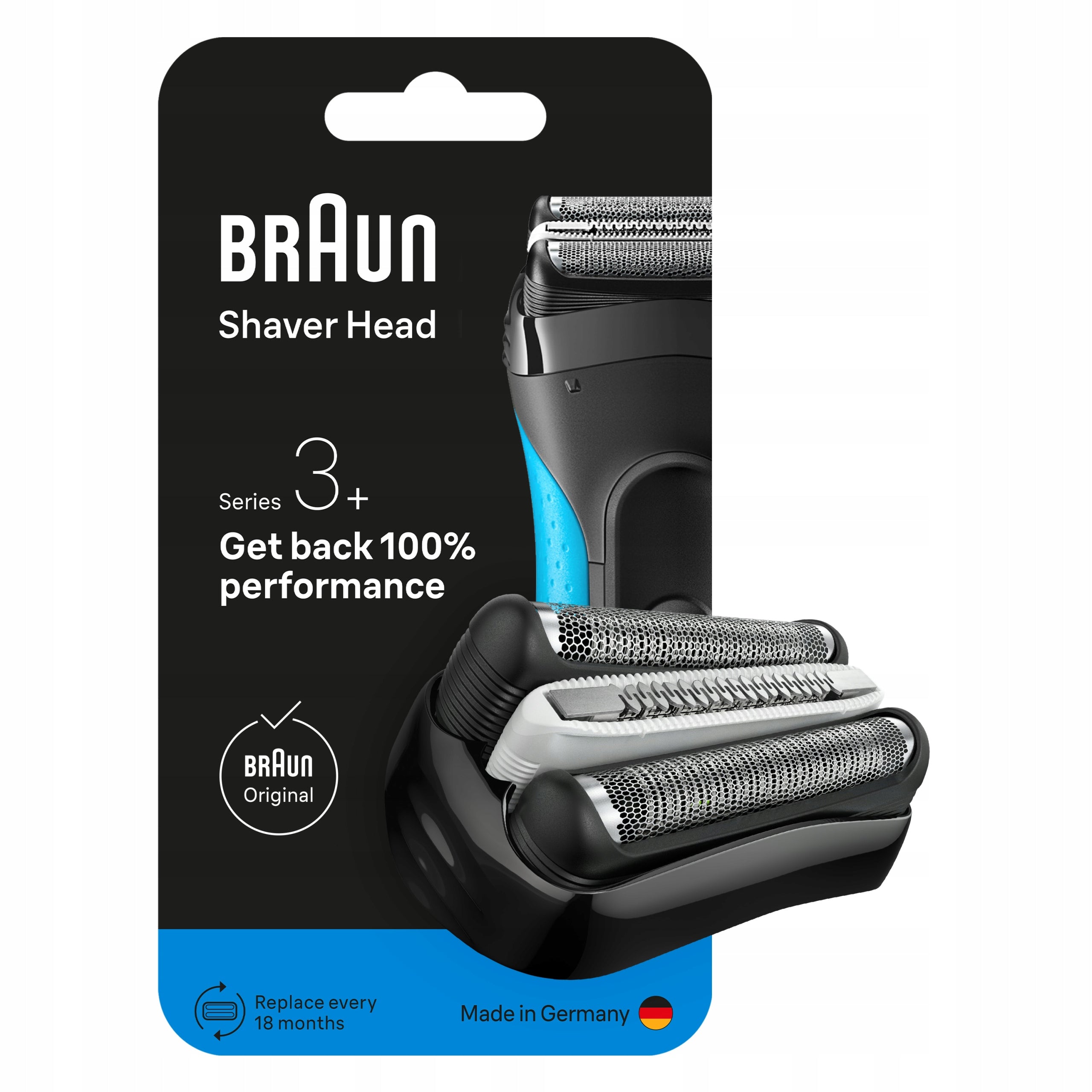 Braun replacement electric shaver head Series 3+, 32B