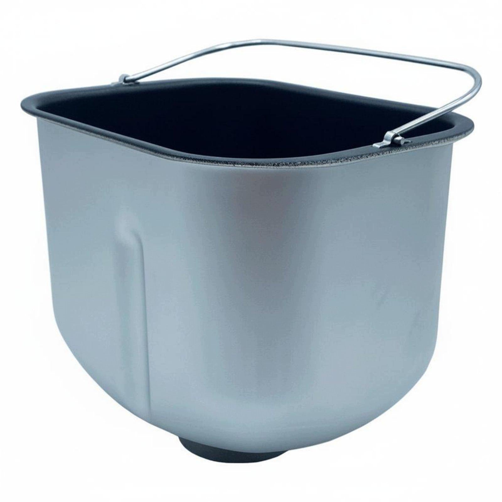 Bread Machine Pan Nonstick Metal Bread Maker Bucket Replacement Black