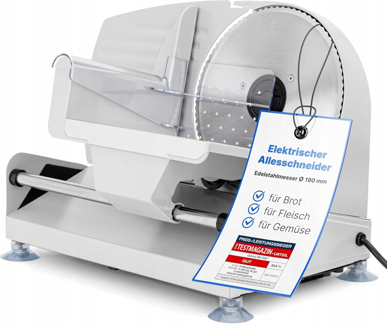 Bread Slicer Cheese Hams Steel 150W Home Electric Meat
