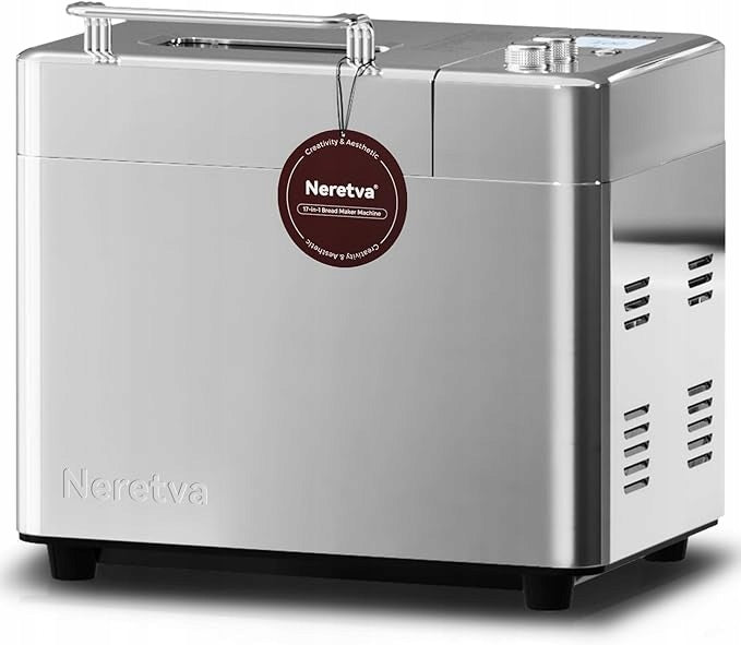 Bread maker, 17 programs and 2,2 LB STAINLESS STEEL Neretva
