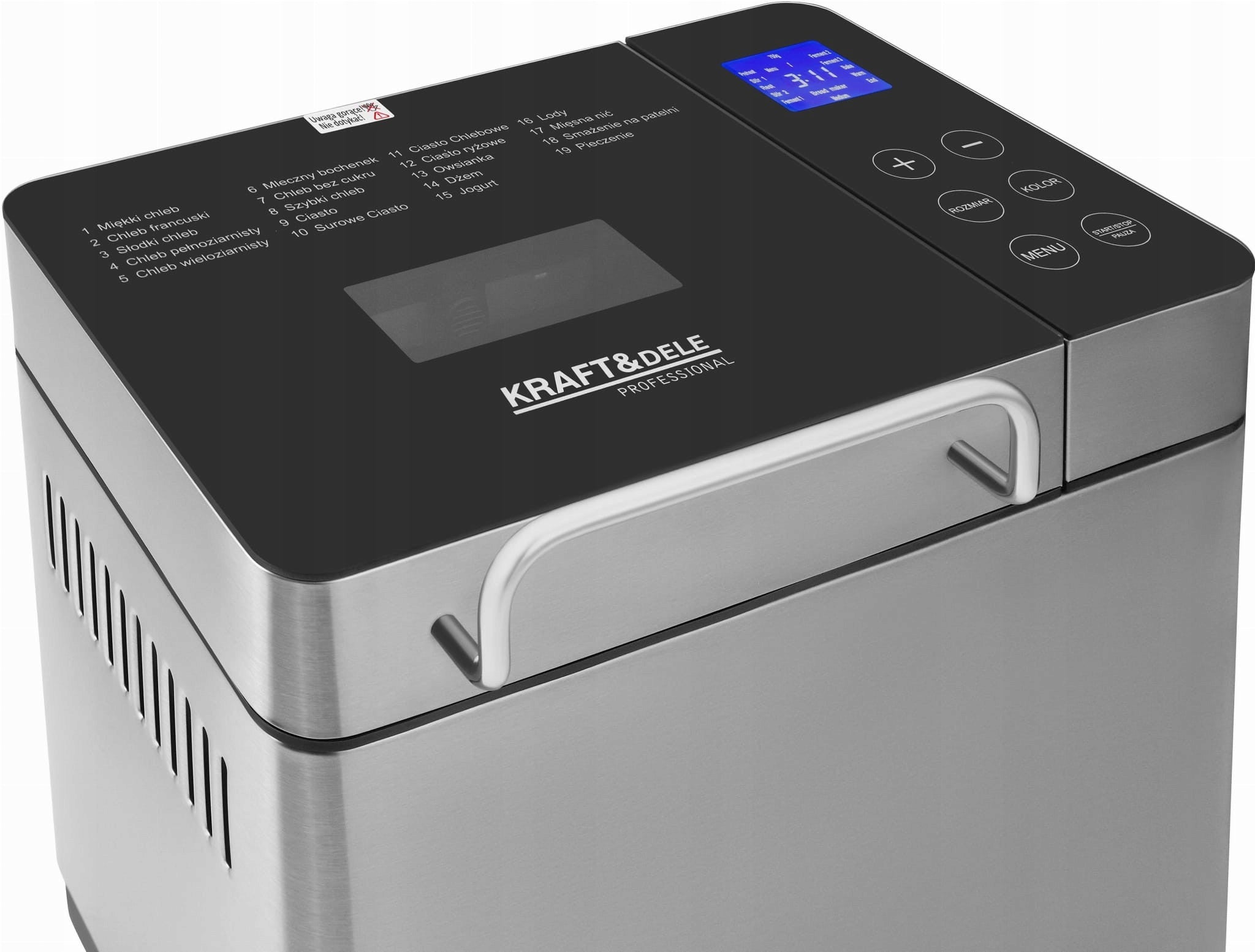Bread maker - 19 programs 1kg Dominant color silver