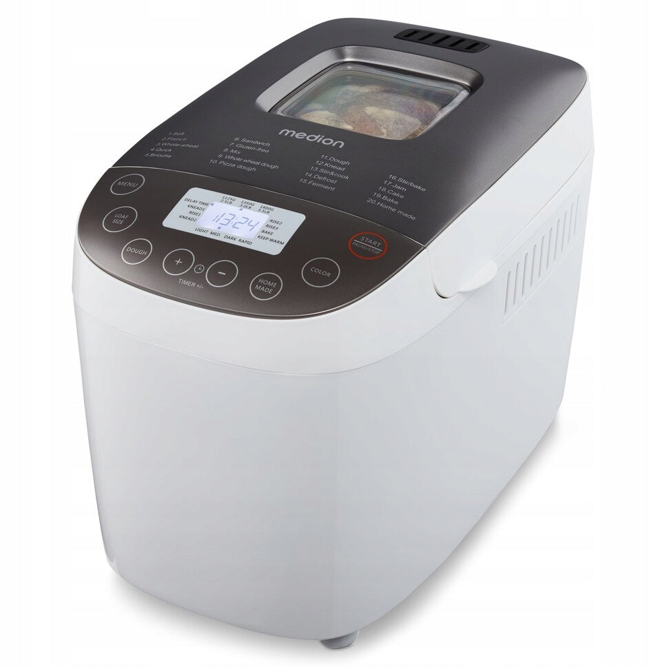 Bread maker 20 PROGRAMS German Medion 950W,1.6L