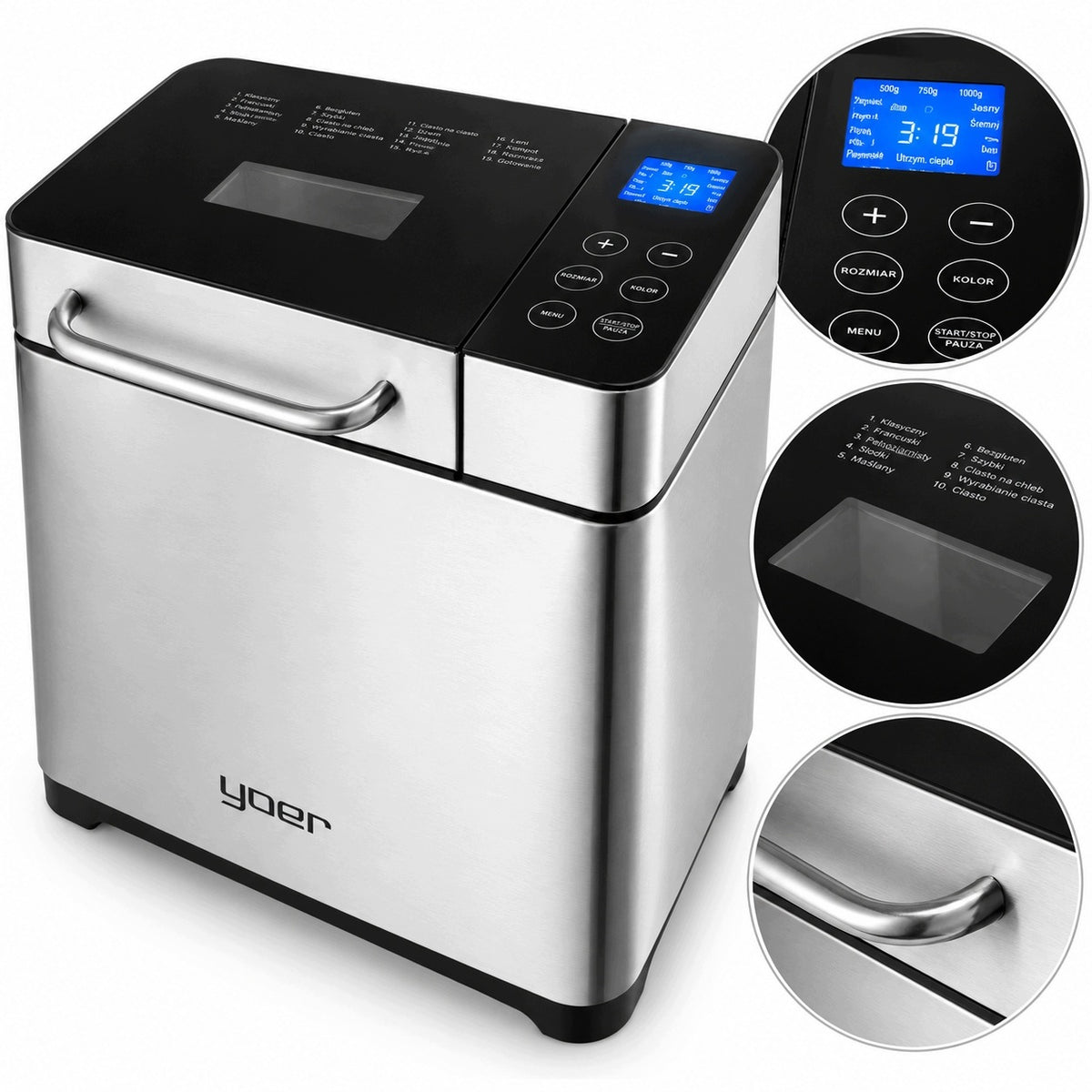 Bread maker 710 In 19 programs 1 kg delayed start 15 h