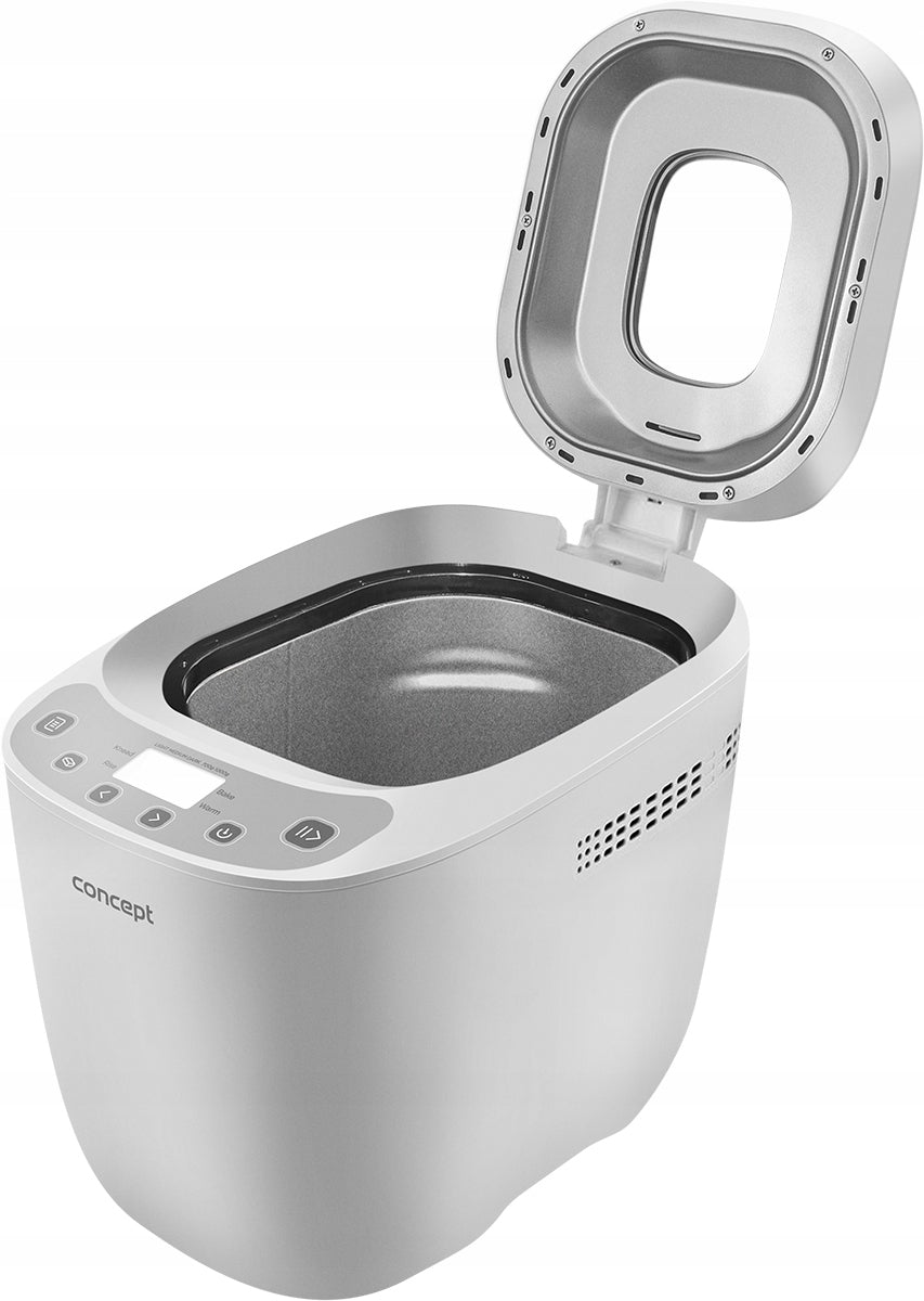 Bread maker CONCEPT PC5520 white 550 W Housing material metal glass synthetic material