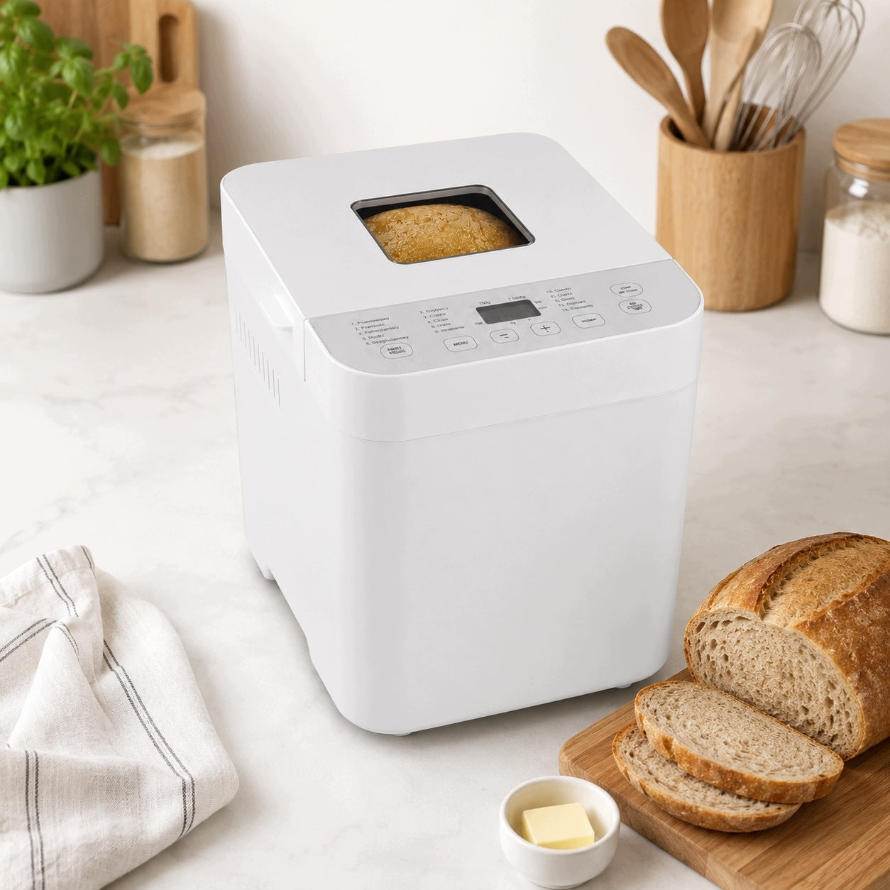 Bread maker DBM-4000 gluten-free LCD lots of programs automatic Packaging status original