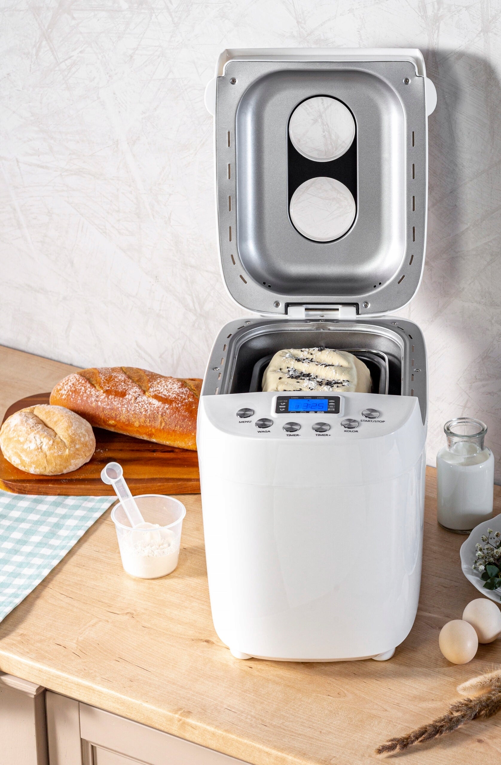 Bread maker HOFFEN automatic 19 programs Housing material synthetic material