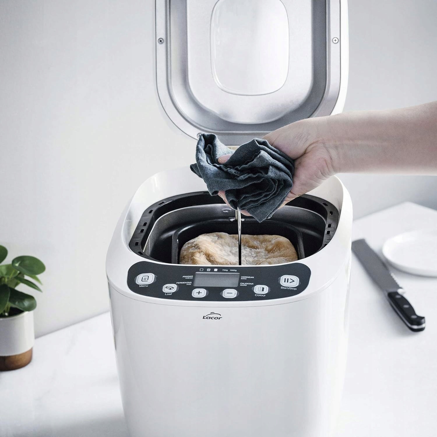 Bread maker Lacor 1 white 550 W Dominant color white
