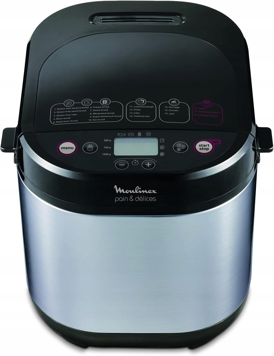 Bread maker Moulinex OW240E30 silver/grey 720 W