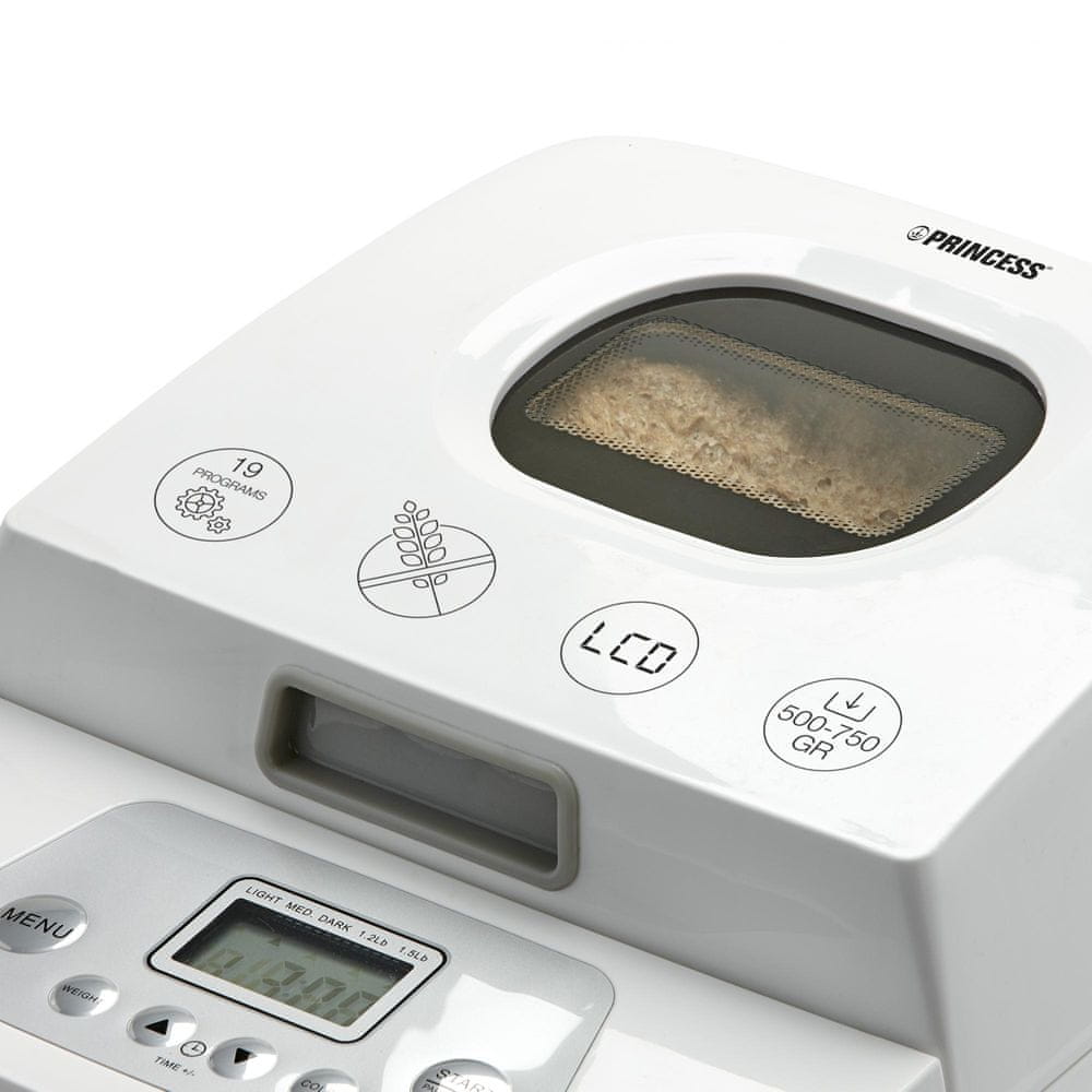 Bread maker Princess 152007, 500 W, 19 baking programs Brand Princess