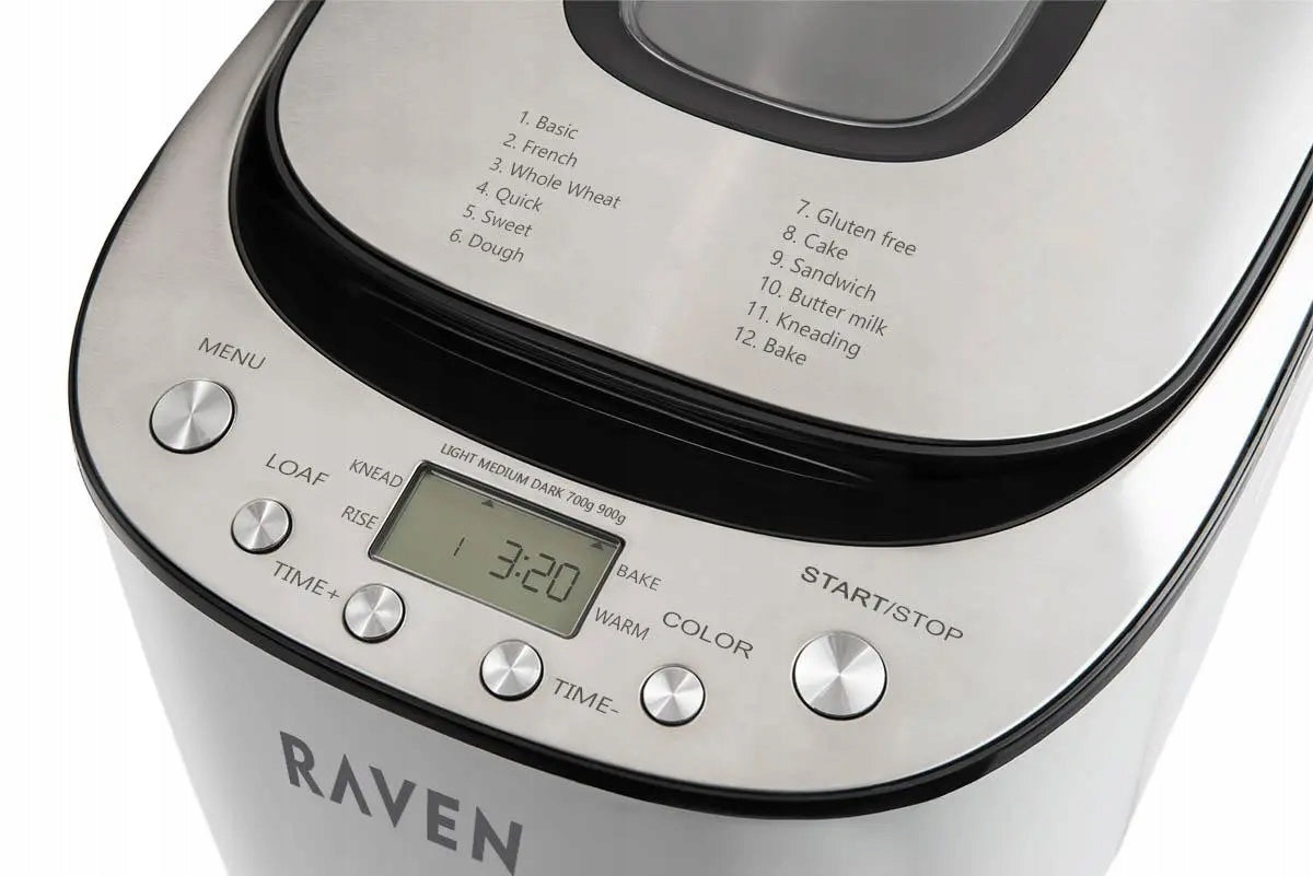 Bread maker RAVEN EWC001 550W 0,9kg 12 programs Packaging status original