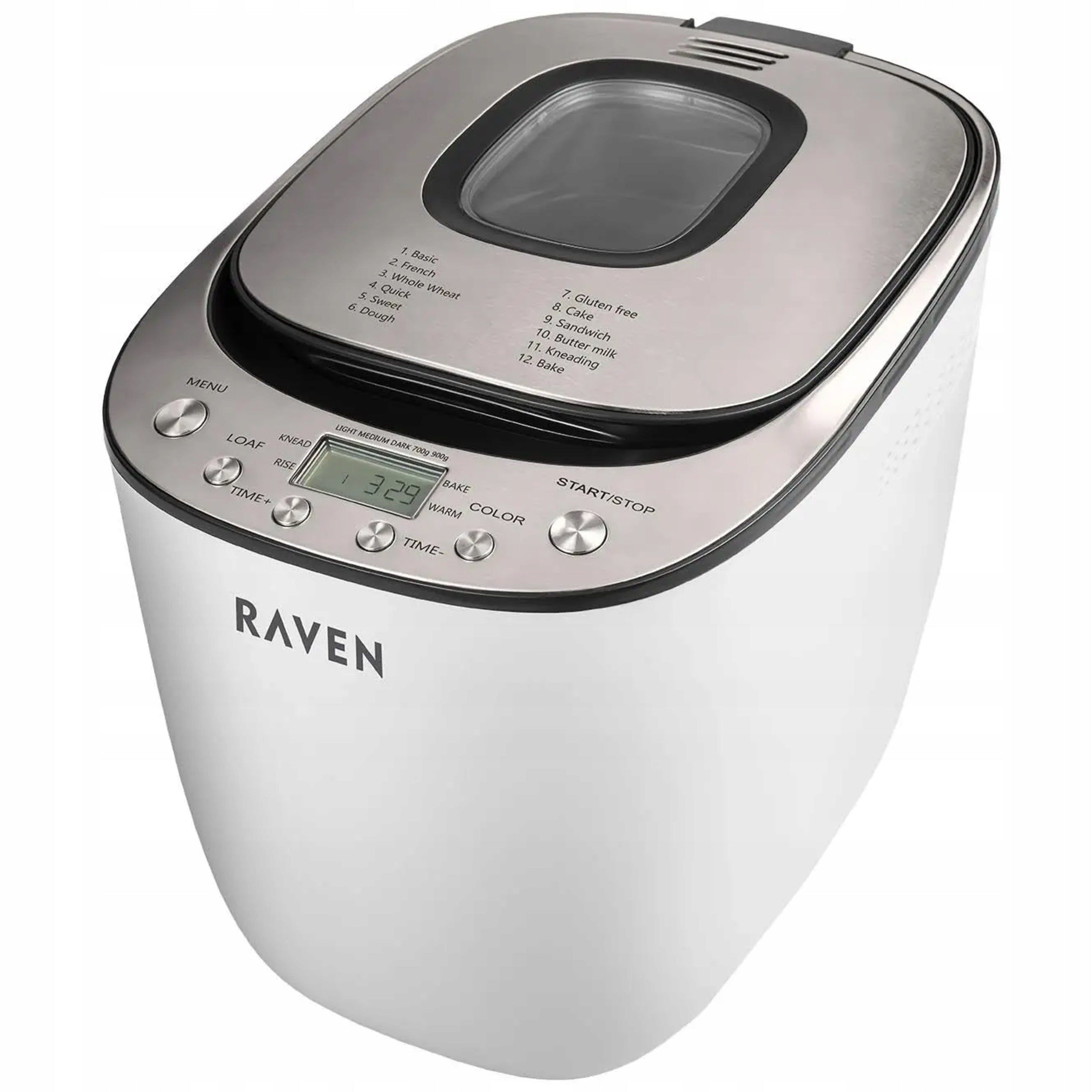 Bread maker RAVEN EWC001 550W 0,9kg 12 programs