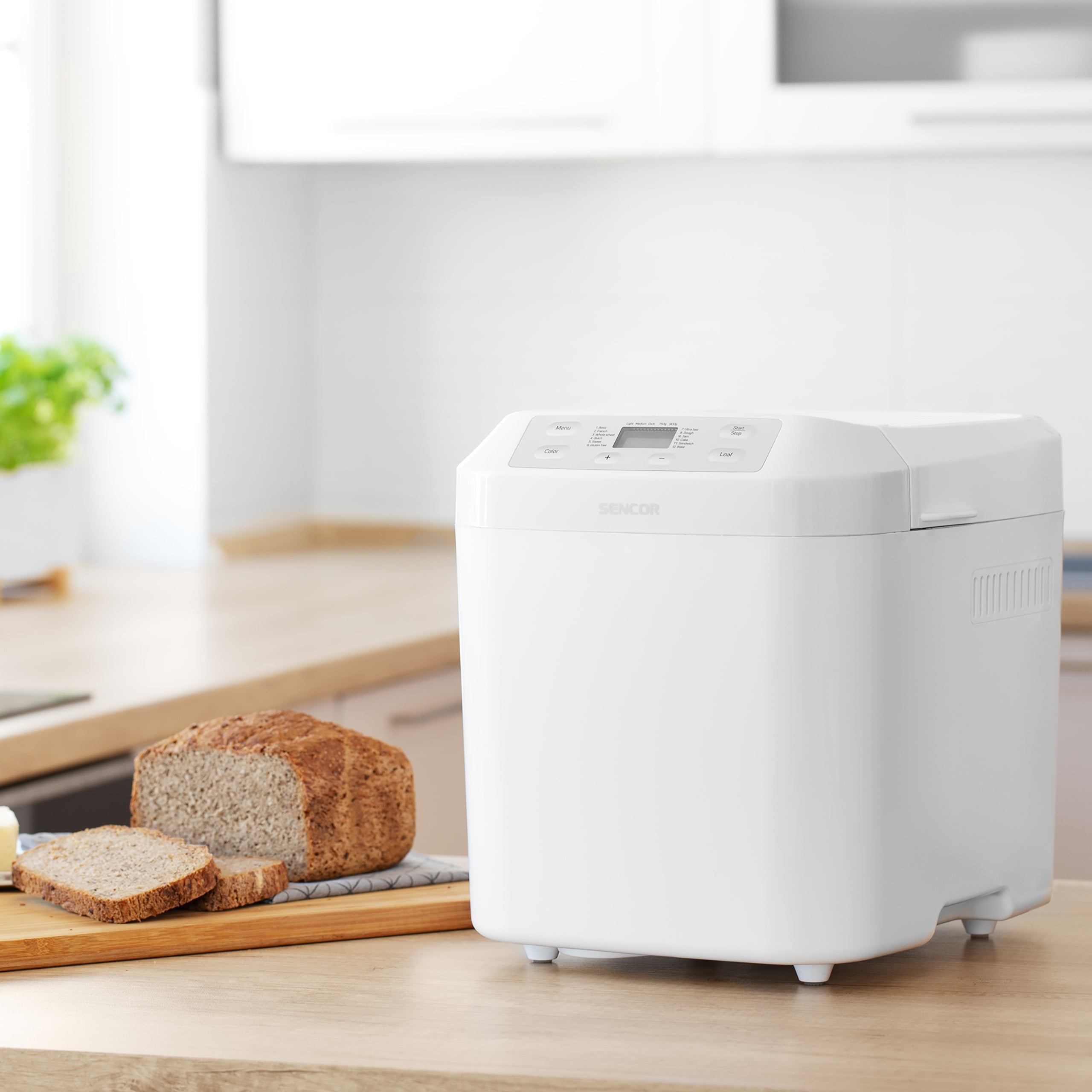 Bread maker Sencor 41011113 white 550 W Brand Sencor