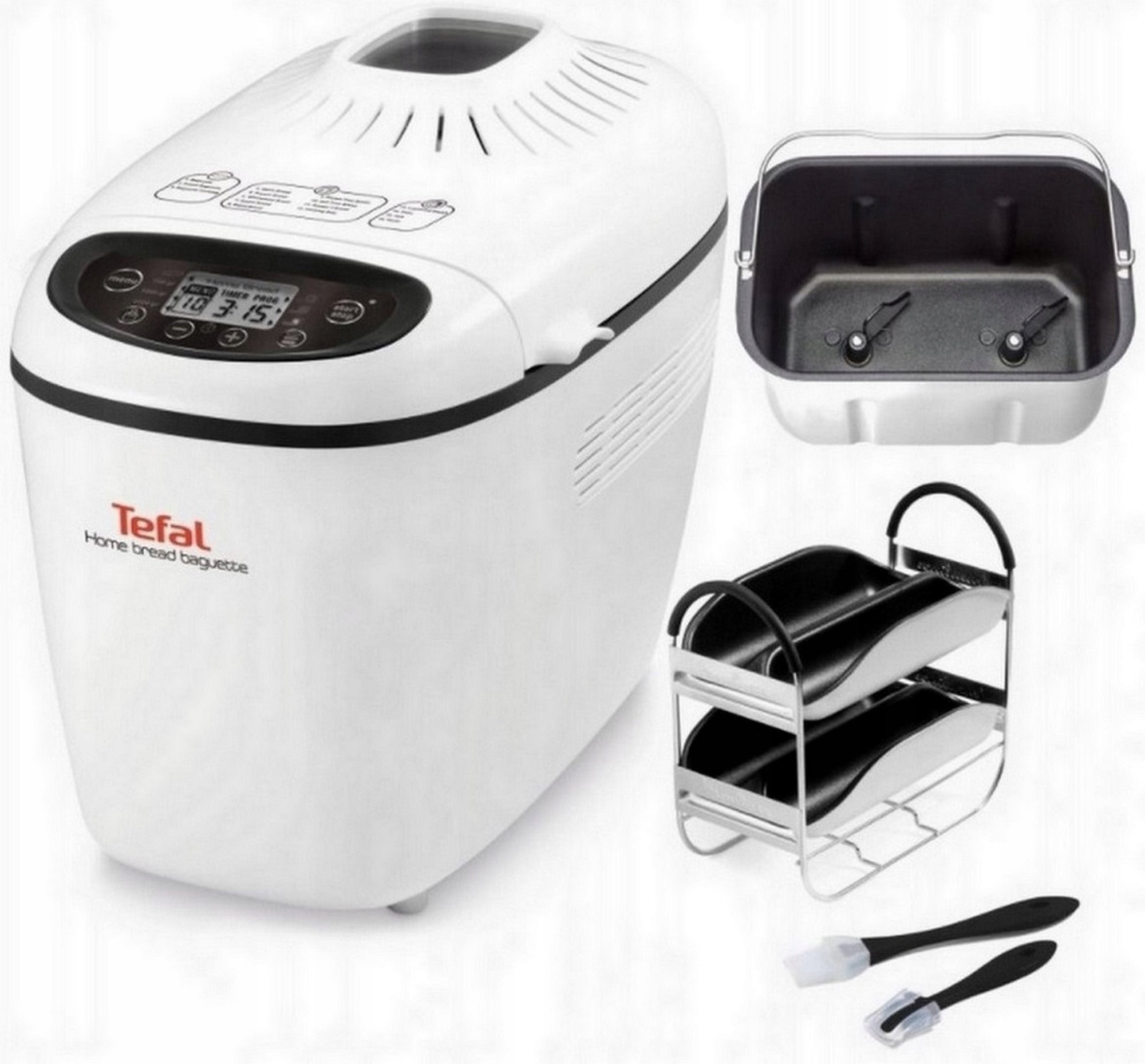 Bread maker Tefal Home Bread Baguete Set + accessories white 1600W