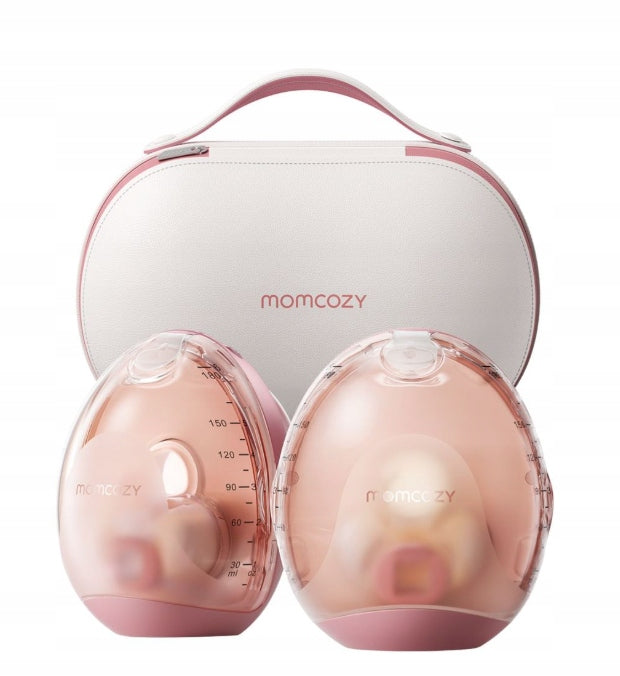 Breast Pump Momcozy Air 1 Ultra-Slim Breast Pump Double Pink