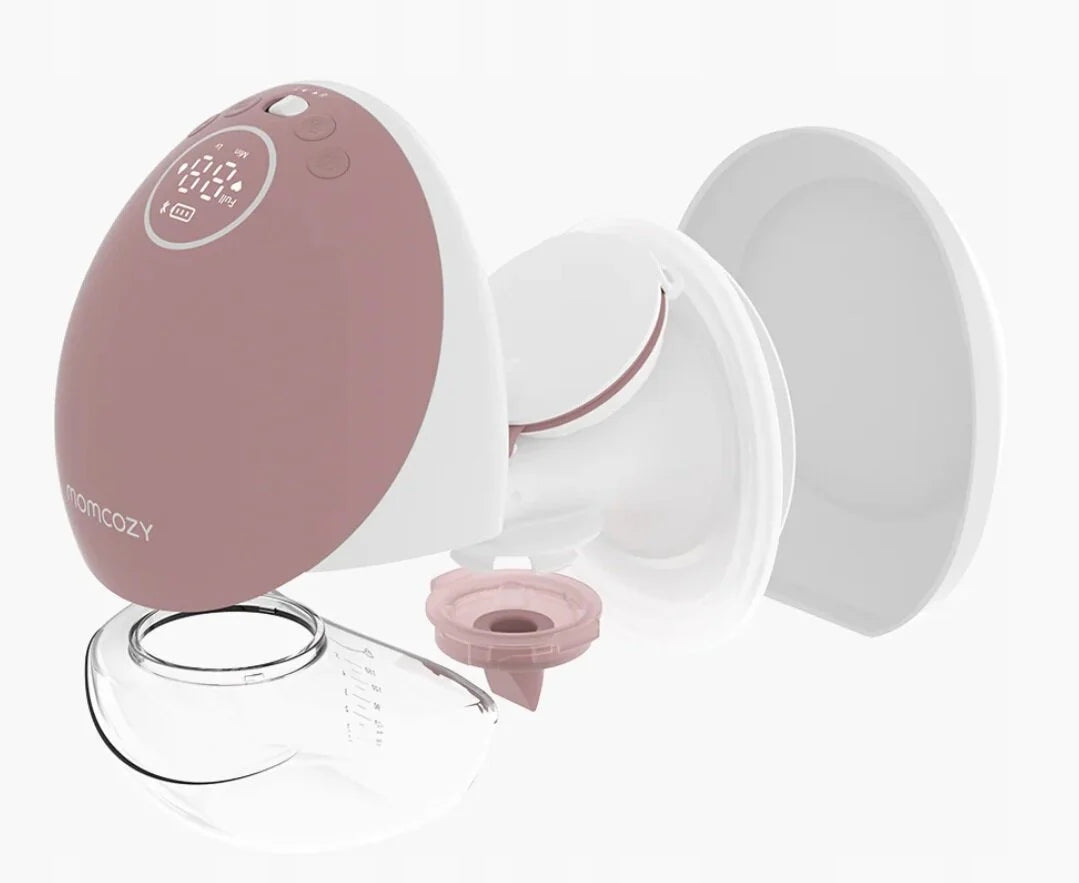 Breast pump Momcozy double red with adjustable suction force Medical device no