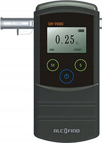 Breathalyzer Alcofind DA-9000 +calibration freebie