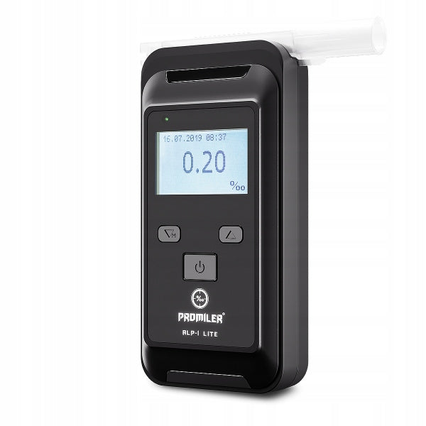 Breathalyzer promiler alp-1 lite precise breathalyzer for drivers + suitcase