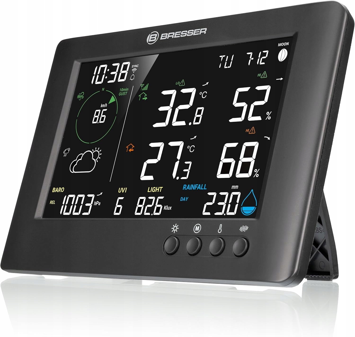 Bresser Weather Station 7002582 Wi-Fi 7in1 TB with external sensor Manufacturer code 7002582